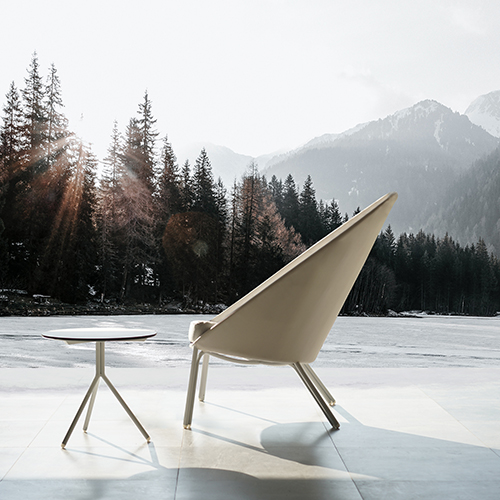 ZUPY Highback Chair & BONO Low Table