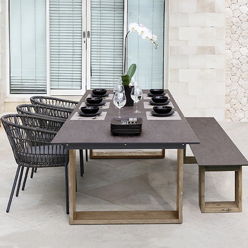 AIKO Dining Table & BONO Dining Chair