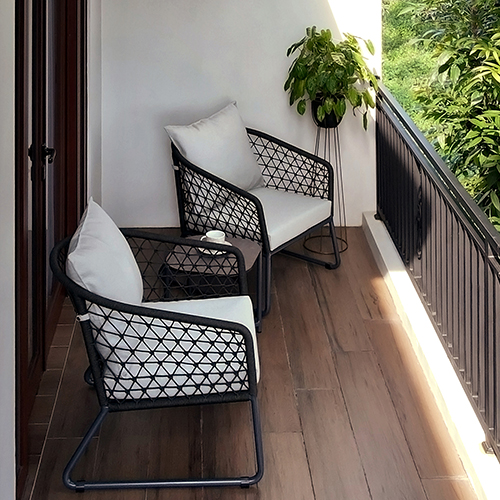 TITAN Side Table & OHANA Lounge Chair